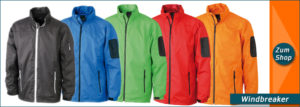 Windbreaker mit Logo