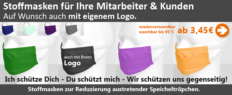 Stoffmasken kaufen und bedrucken lassen
